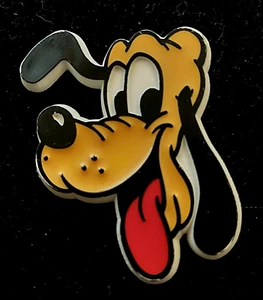 Disney Pluto Pin Large Pin 1980's Vintage Memorabilia Vintage Pluto Pin - Picture 1 of 2