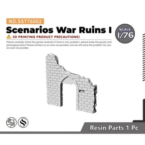 SSMODEL SST76002 1/76 Modellino Militare Scenari Guerra Rovine I - Foto 1 di 2