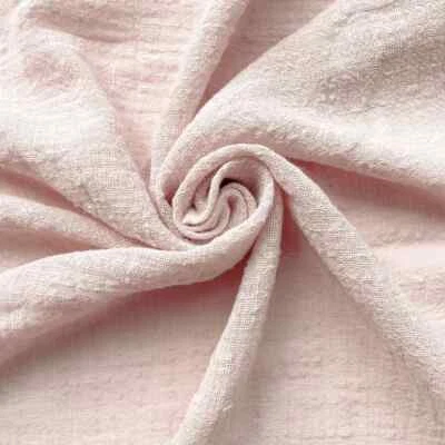 Spring Summer Thin Linen Cotton Fabric Eco Breathable DIY Making Clothes Dress - Image 1 of 4