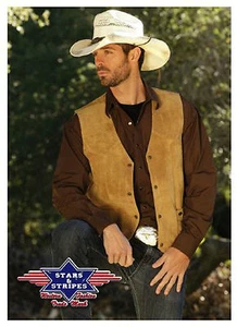 GILETS country western ref:ALABAMA Stars&Stripes. - Imagen 1 de 1