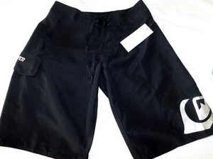 NEW BIG BOYS SIZE 16 BLACK QUIKSILVER BOARD SWIM SHORTS - Picture 1 of 6