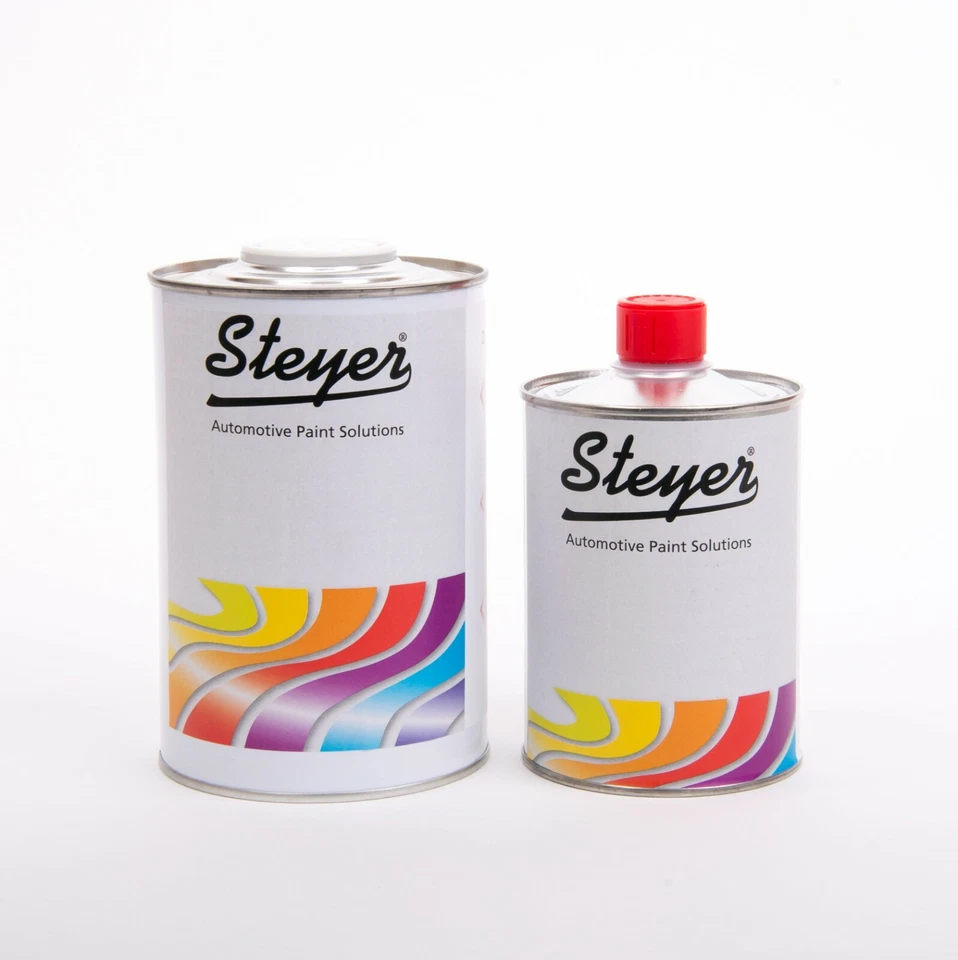 STEYER 1.5 Litre 2K Clearcoat Gloss Lacquer Kit with Fast Activator Car Body Repairs