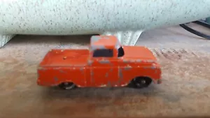 VINTAGE TOOTSIETOY FORD TRUCK ORANGE 3" LONG TOOTSIE TOY - Picture 1 of 5