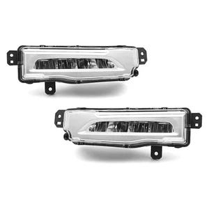 Pair LED Front Bumper Fog Lights For BMW X5 G05 2018-2022 63177406365 S12 - Picture 1 of 12