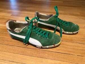 Mihara Yasuhiro- Men's Sneakers Size 10 US -Green Suede, Confetti Sole