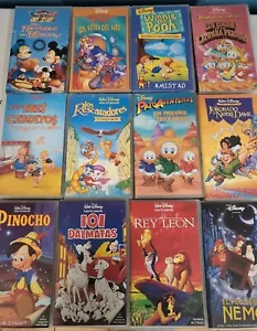 Vhs Lote Disney El Rey León Pinocho Los Tres Cerditos - Imagen 1 de 1