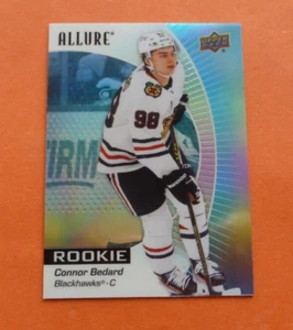Connor Bedard RC, 2023-24 Allure Hockey, Rookie #102, Chicago Blackhawks - Foto 1 di 2