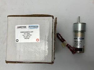 NEW AMETEK PITTMAN GM8224S012-SP 12 VDC 10:1 RATIO 01-04-12 ROHS - Picture 1 of 2