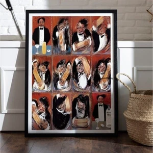 Guy Buffet The Making Of Perfect Martini, Vintage Food&Drink Poster - Picture 1 of 5