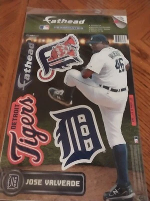 FATHEAD Teammates Jose Valverde DETROIT TIGERS MLB New old stock - Image 1 of 2