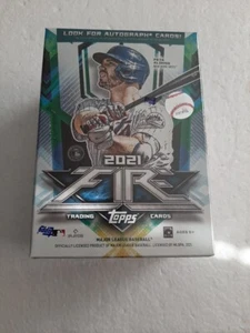 2 2021 Topps Fire Baseball Blaster Boxen LOOK FOR AUTOGRAPHS Bonus Gold Card - Bild 1 von 3