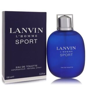 Lanvin L'homme Sport by Lanvin Eau De Toilette Spray 3.3 oz For Men *NIB