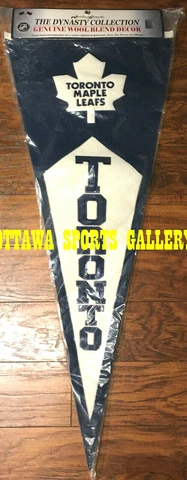 TORONTO MAPLE LEAFS WINNING STREAK VERY LARGE WOOL PENNANT NIP (M01) Cover