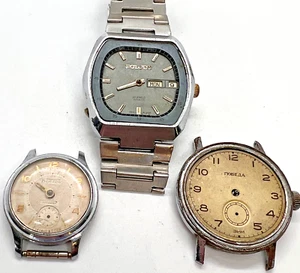 POBEDA WOSTOK POLJOT Reloj Colección Vintage URSS Hombres Muñeca Soviética Militar Antiguo - Imagen 1 de 24