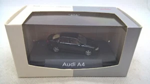 Busch 1:87 Audi A4 sedán 3.0 quattro negro ébano en Audi publicidad PC EMBALAJE ORIGINAL (XA) - Imagen 1 de 2