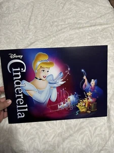 Cinderella Disney Lithograph 4 Exclusive Disney Store Commemorative In Folder - Picture 1 of 6