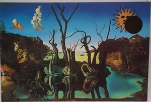 Rave Flyer-The Eclipse Dali -Nov 1991-Size A6 Nr Mint - Picture 1 of 2