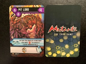 MUTANTS THE CARD GAME Pit Lord Advanced Mutant Card LUCKY DUCK GAMES 2019 - Picture 1 of 2