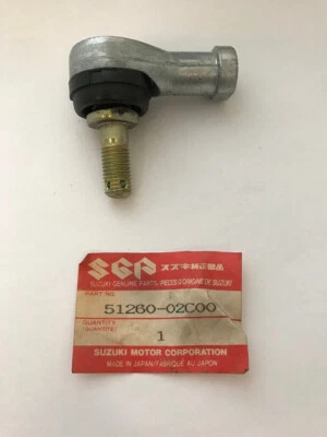 NOS SUZUKI LT-Z50 LT-A50 LT-F160 51260-02C00 reemplazado 51260-43G00 TIE ROD END Foto 1 de 3
