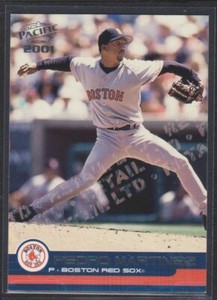 2001 PACIFIC RETAIL LTD LIMITED FOIL PARALLEL #69 PEDRO MARTINEZ RED SOX SP #/85