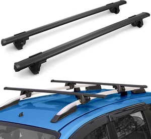 54" Universal Roof Rack Cross Bars, Adjustable Max 50'' Thick Aero Aluminum Carg - Picture 1 of 7