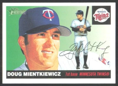2004 Topps Heritage Doug Mientkiewicz Minnesota Twins #241 - Image 1 of 2