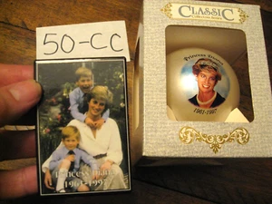Princess Diana Prince Harry England Queen the crown Elizabeth Christmas ornament - Picture 1 of 7