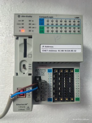 Allen-Bradley 1769-L19ER-BB1B/A CompactLogix 1MB controlador de memoria se ve... - Imagen 1 de 4