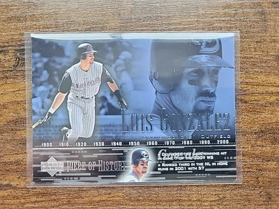 Luis Gonzalez 2002 Upper Deck Piece of History #62 - Arizona Diamondbacks - MLB - Image 1 of 2