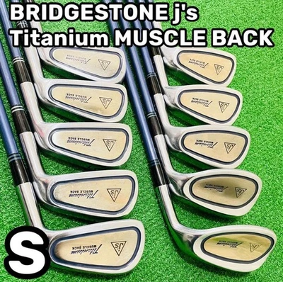 8387 Bridgestone J'S Titanium Muscle Back 10 Pieces Iron Set - Image 1 of 4