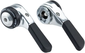 microSHIFT Down Tube Shifter Set, 8-Speed, Double/Triple, Shimano Compatible, Si - Picture 1 of 2
