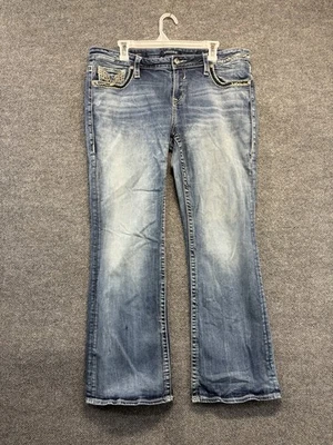 Vigoss Jeans Women 16 Bootcut Heritage Fit Whiskered Denim Pants - Image 1 of 4