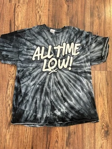 Herren T-Shirt All Time Low Emo Band Größe XL Batik Mehrfarbig Pop Punk - Bild 1 von 6