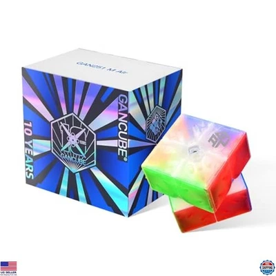 GAN 251 M Air 10º Aniversario - Cubo Magnético 2x2 Velocidad Puzzle para Todas las Edades Foto 1 de 4