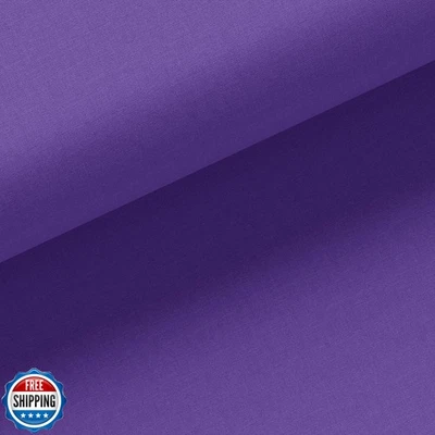 Connecting Threads 3 Yard Cut 100% American-Grown Cotton Purple Quilting Fabr - Image 1 of 3