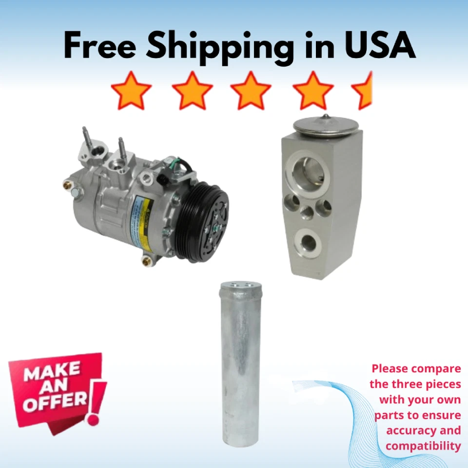 Kit Compressor A/C Fit Ford Escape 2017-2019 - Image 1 of 1
