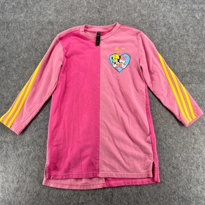Adidas x Disney Daisy Duck Dress Girls Pink XS - Picture 1 of 12