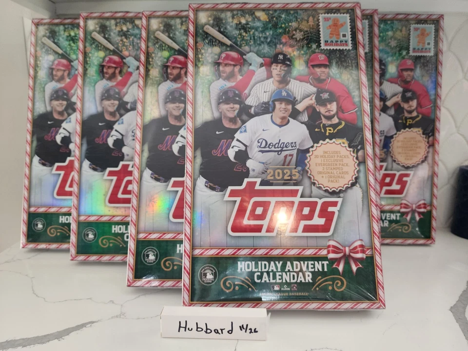 2025 TOPPS HOLIDAY ADVENT CALENDAR (103 Cards) MLB Baseball Brand New Sealed  - Image 1 of 1