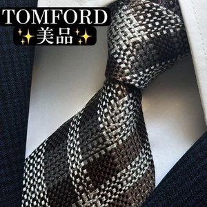 Tom Ford Silk Necktie Jacquard Solid 11cm - Picture 1 of 9