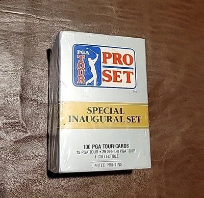 Sealed 1990 PGA Tour Pro Set - Special Inaugural Edition - 100 Cards - New - Image 1 of 2