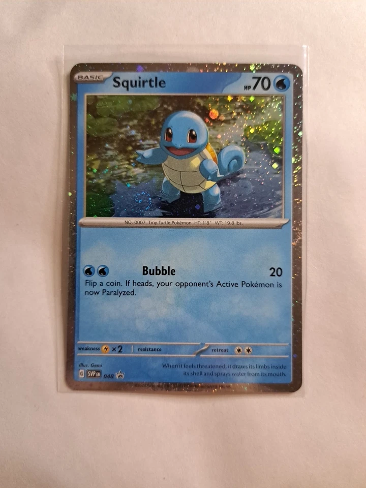 Pokemon Squirtle 048 Promo Englisch Karmein & Purpur Shiggy - Bild 1 von 1