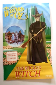 Böse Hexe Zauberer von Oz Filmklassiker Halloween Kostüm für Erwachsene - Bild 1 von 8
