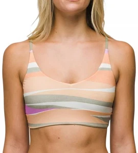 Prana Mujer Verde Rosa Sauce Caídas Bikini Reversible Natación Top Talla XL NUEVO CON ETIQUETAS - Imagen 1 de 8