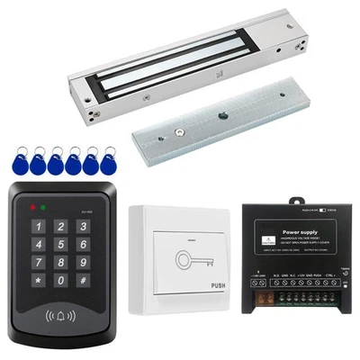 Door Access Control System RFID Keypad 600lb Electric Magnetic Door Lock Kit ... - Image 1 of 4