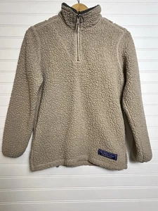 Properly Tied Boys Beige/Oatmeal Kensington Pullover 1/4 Zip , Size YXL Sherpa - Picture 1 of 9