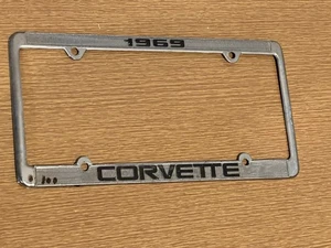 1969 Chevrolet Corvette Metal License Plate Frame - Picture 1 of 6