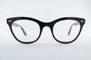 Rare Authentic Ray Ban RB 5226 2034 49mm Black Crystal Cat Eye Glasses Frames - Picture 1 of 6