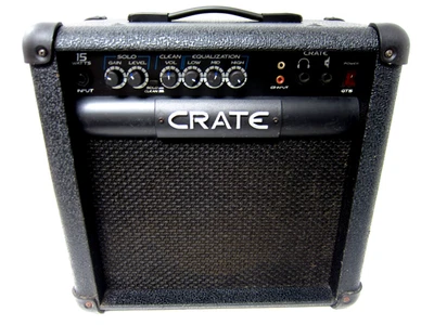 CRATE Amplifier Guitar (GT15) * 15 Watts, Gig/Practice, 8" Speaker - Tested! - Image 1 of 4