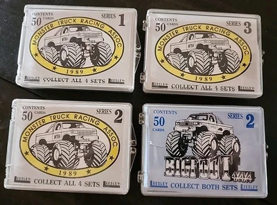 Leesley Monster Truck Racing Assoc 1989 (MTRA) Serie 1,2,3 Cartas 1988 Bigfoot Foto 1 de 4