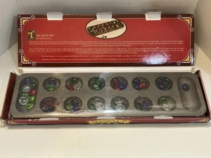 VINTAGE MANCALA GAME - HIGH QUALITY BOARD - W/ BOX & INSTRUCTIONS MINT CONDITION - Picture 1 of 3